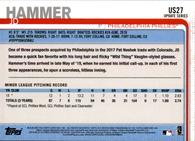 2019 Topps On Demand Mini Pick Your Card US1-US150 Print Run ~291 - Picture 40 of 238