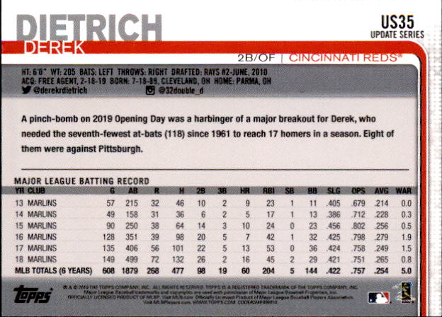 2019 Topps On Demand Mini Pick Your Card US1-US150 Print Run ~291 - Picture 56 of 238