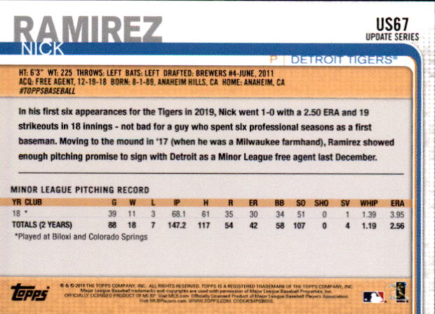 2019 Topps On Demand Mini Pick Your Card US1-US150 Print Run ~291 - Picture 102 of 238