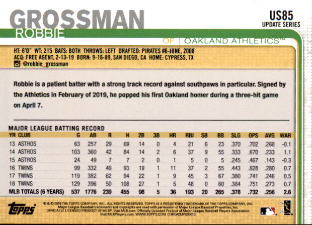 2019 Topps On Demand Mini Pick Your Card US1-US150 Print Run ~291 - Picture 130 of 238