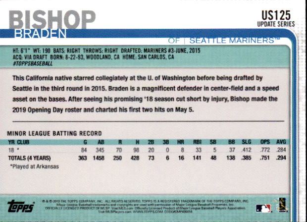 2019 Topps On Demand Mini Pick Your Card US1-US150 Print Run ~291 - Picture 204 of 238
