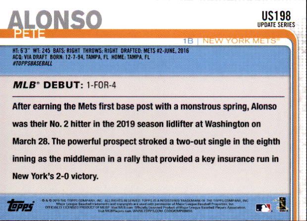 2019 Topps On Demand Mini Pick Your Card US151-US300 Print Run ~291 - Picture 84 of 246