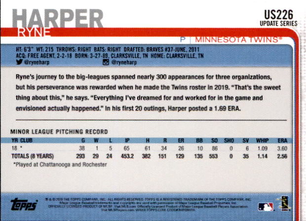 2019 Topps On Demand Mini Pick Your Card US151-US300 Print Run ~291 - Picture 132 of 246