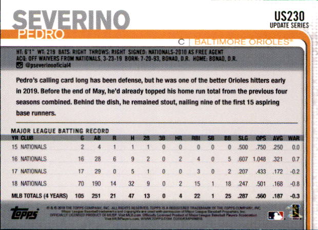 2019 Topps On Demand Mini Pick Your Card US151-US300 Print Run ~291 - Picture 138 of 246