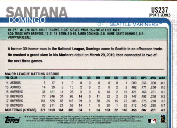 2019 Topps On Demand Mini Pick Your Card US151-US300 Print Run ~291 - Picture 150 of 246