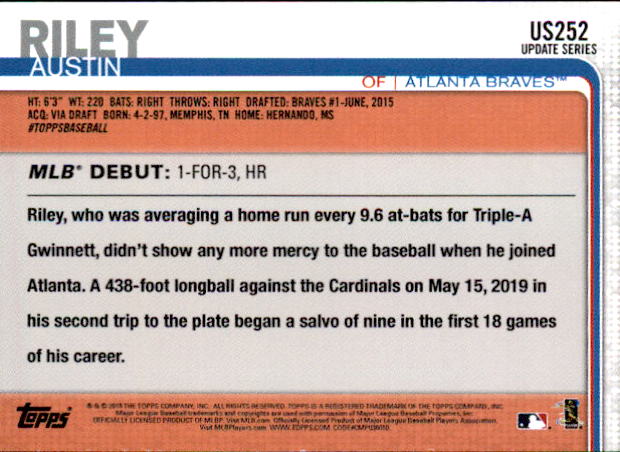 2019 Topps On Demand Mini Pick Your Card US151-US300 Print Run ~291 - Picture 174 of 246