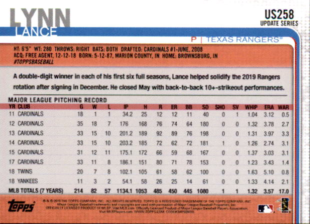 2019 Topps On Demand Mini Pick Your Card US151-US300 Print Run ~291 - Picture 186 of 246