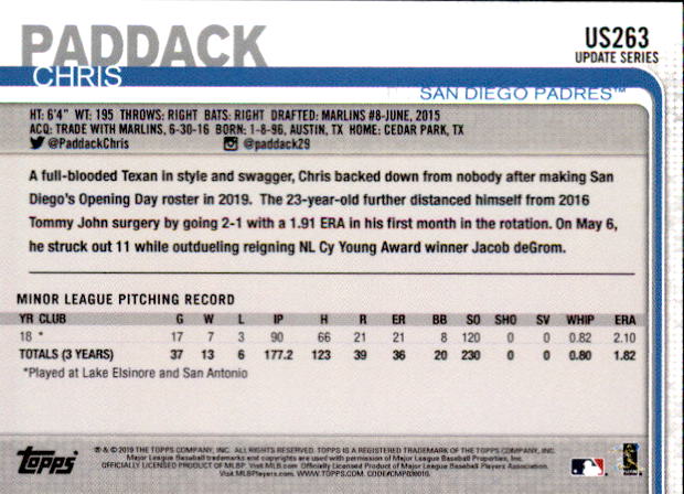 2019 Topps On Demand Mini Pick Your Card US151-US300 Print Run ~291 - Picture 194 of 246