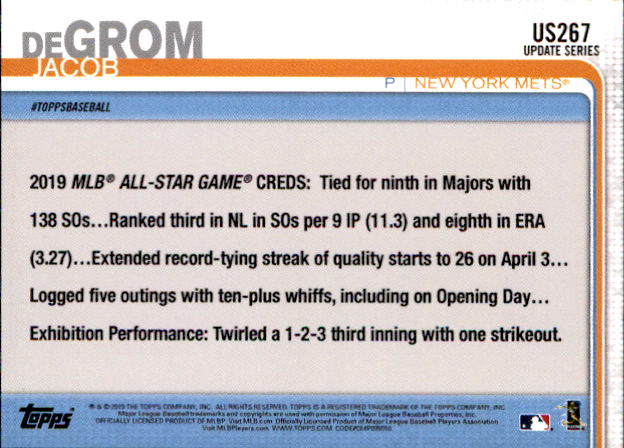 2019 Topps On Demand Mini Pick Your Card US151-US300 Print Run ~291 - Picture 198 of 246