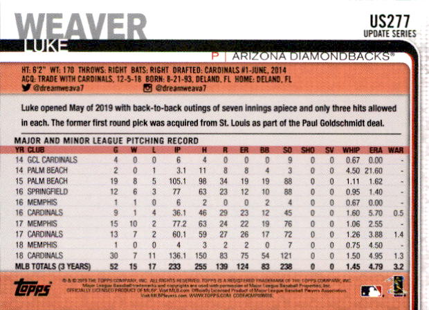 2019 Topps On Demand Mini Pick Your Card US151-US300 Print Run ~291 - Picture 210 of 246