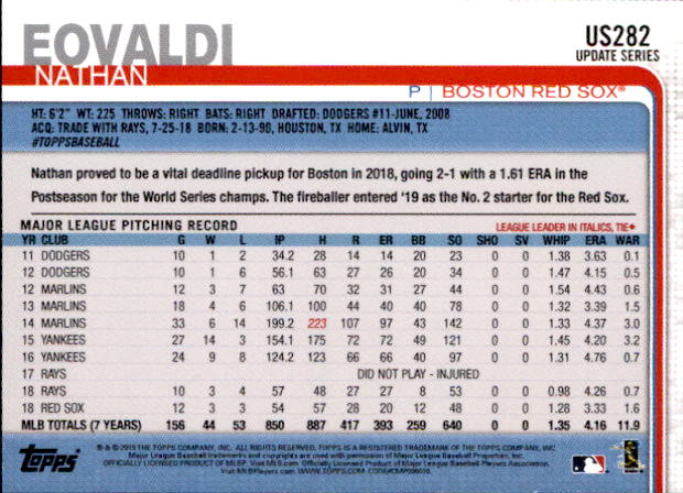 2019 Topps On Demand Mini Pick Your Card US151-US300 Print Run ~291 - Picture 220 of 246